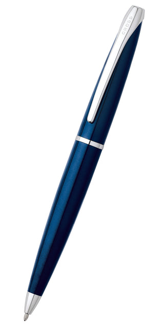 ATX® Translucent Blue Lacquer Ballpoint Pen - By Baano