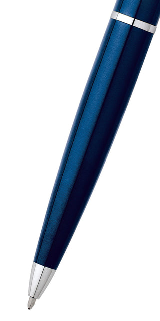ATX® Translucent Blue Lacquer Ballpoint Pen - By Baano
