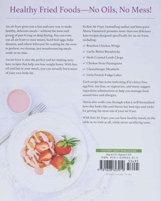Keto Air Fryer: 100+ Delicious Low-Carb Recipes to Heal Your Body & Help You Lose Weight (Spiral Bound) - By Baano