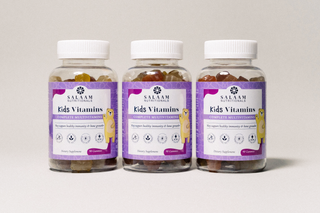 Halal Kids Gummy Multivitamins with Vitamins A, C, E & Zinc - 90 Count | Salaam Nutritionals - By Baano