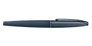 ATX® Sandblasted Dark Blue Stainless Steel Fine Nib Fountain Pen - By Baano