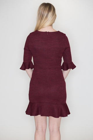 Knit Ruffle Dress