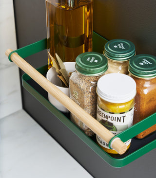 Magnetic Storage Caddy - Steel + Wood - By Baano