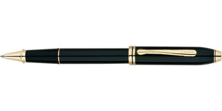Townsend® Classic Black Lacquer Rollerball Pen - By Baano