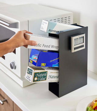 4-Tier Food Wrap Stand - Steel - By Baano