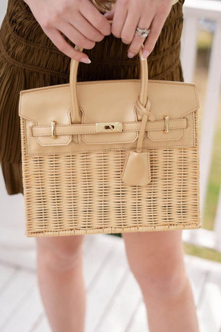Margo - Wicker Handbag