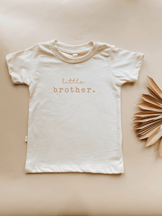 Little Brother Clay Organic Cotton Short Sleeve Toddler T-Shirt - By Baano