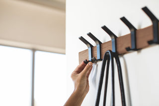 Wall-Mounted Coat Rack - Steel + Wood - By Baano
