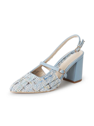 Lori | Sky Blue Tweed