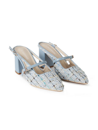 Lori | Sky Blue Tweed