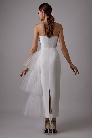 Love You Always Strapless Bustier Midi Dress - By Baano