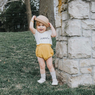 Loved. Organic Cotton Kids Tshirt Short Sleeve - By Baano