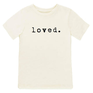 Loved. Organic Cotton Kids Tshirt Short Sleeve - By Baano