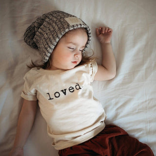 Loved. Organic Cotton Kids Tshirt Short Sleeve - By Baano