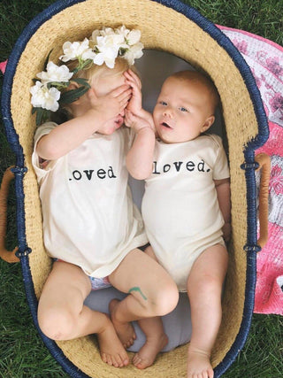 Loved. Organic Cotton Kids Tshirt Short Sleeve - By Baano