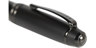 Bailey™ Matte Black Lacquer Rollerball Pen - By Baano