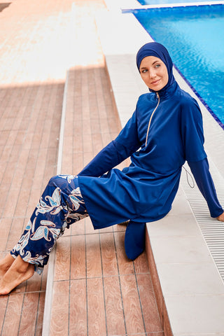 Woven Black Burkini Modest Swimwear M2260 - By Baano