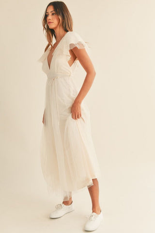 Debra Tulle Midi Dress