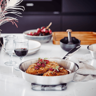 Maestro 5-Ply Stainless Steel Frying Pan - By Baano