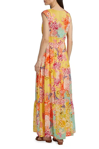 Maje Tiered Maxi Dress