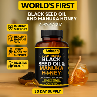 Black Seed Oil & Manuka Honey Capsules - By Baano