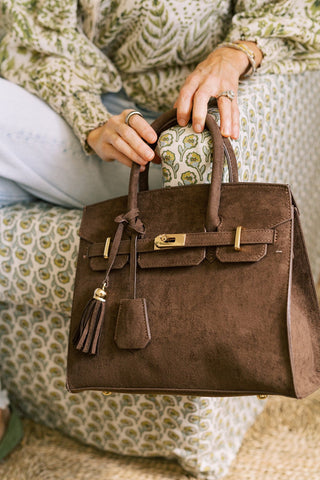 Margo - Faux Suede Handbag
