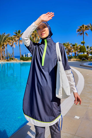 Fume Full Coverage Modest Swimwear Burkini Set M2514 - By Baano