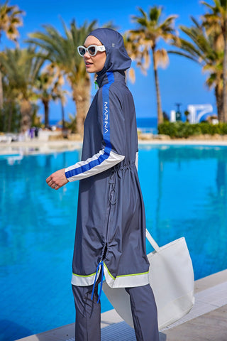 Fume Full Coverage Modest Swimwear Burkini Set M2514 - By Baano