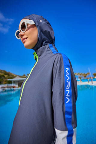 Fume Full Coverage Modest Swimwear Burkini Set M2514 - By Baano