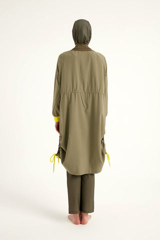 Khaki Full Coverage Swimwear Burkini Set M2524 - By Baano