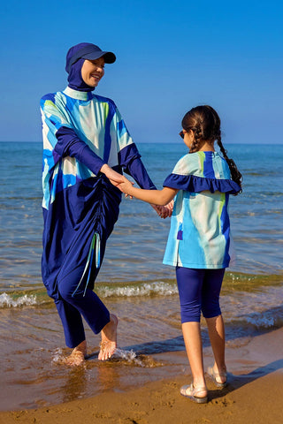 Marina UPF50+ Protected Girls' Swimsuit – C2501 Marina Modest