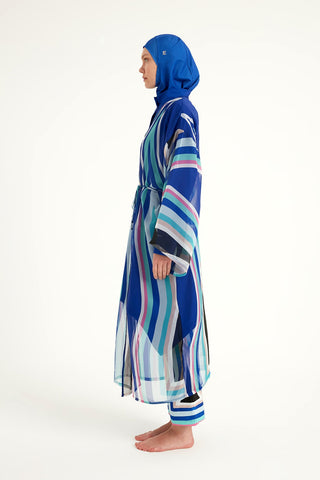 Silky Modest Swim Kimono – Lightweight Full Coverage Beach Cover P2503-2 - By Baano