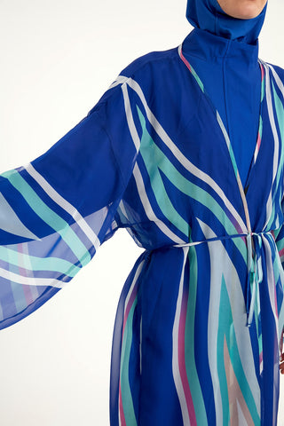 Silky Modest Swim Kimono – Lightweight Full Coverage Beach Cover P2503-2 - By Baano