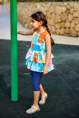 Marina UPF50+ Sun-Protected Girls’ Swimsuit – C2505 - By Baano