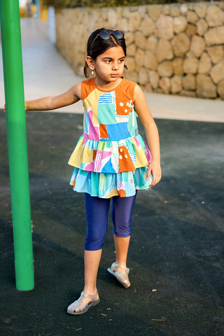 Marina UPF50+ Sun-Protected Girls’ Swimsuit – C2505 - By Baano