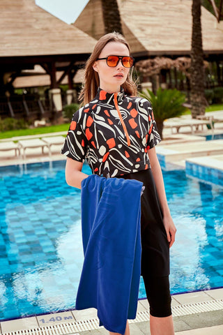 Navy Beach Towel PH23-13263 - By Baano