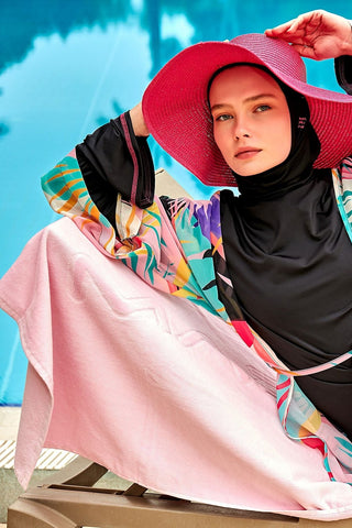 Powder Pink Beach Towel PH23-12158 - By Baano