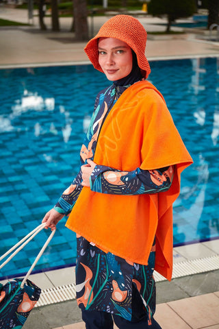 Orange Beach Towel PH23-12092 - By Baano