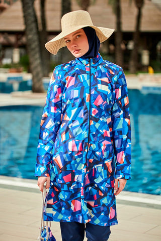 Colourful Burkini Modest Swimwear R2405 - By Baano