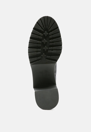 mathilda heeled ankle boots with top zipper