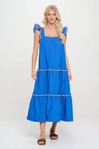 Azure Oasis Maxi Dress