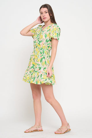 Lemon Grove Bliss Short Dress