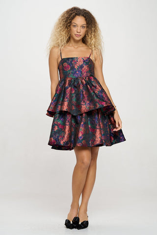Multi Jacquard Tube Dress