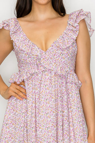 Spring Bloom Meadow Maxi Dress