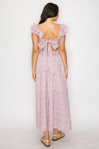 Spring Bloom Meadow Maxi Dress