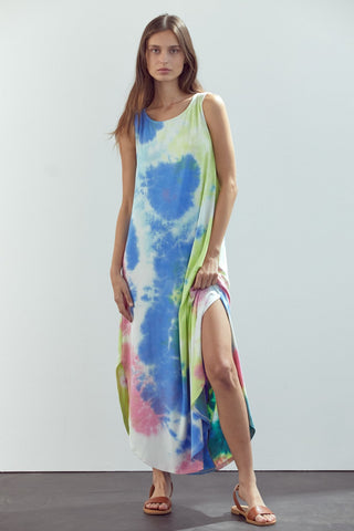 Maxi Dress Sleeveless Crew Neck Maxi Dress