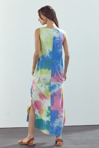 Maxi Dress Sleeveless Crew Neck Maxi Dress