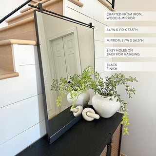 Large Soho Rectangular Mirror - By Baano