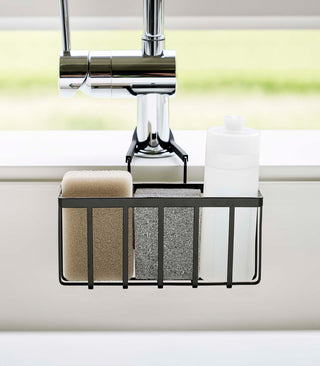 Faucet-Hanging Sponge Caddy - Steel - By Baano