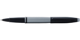Calais™ Matte Gray and Black Lacquer Rollerball Pen - By Baano